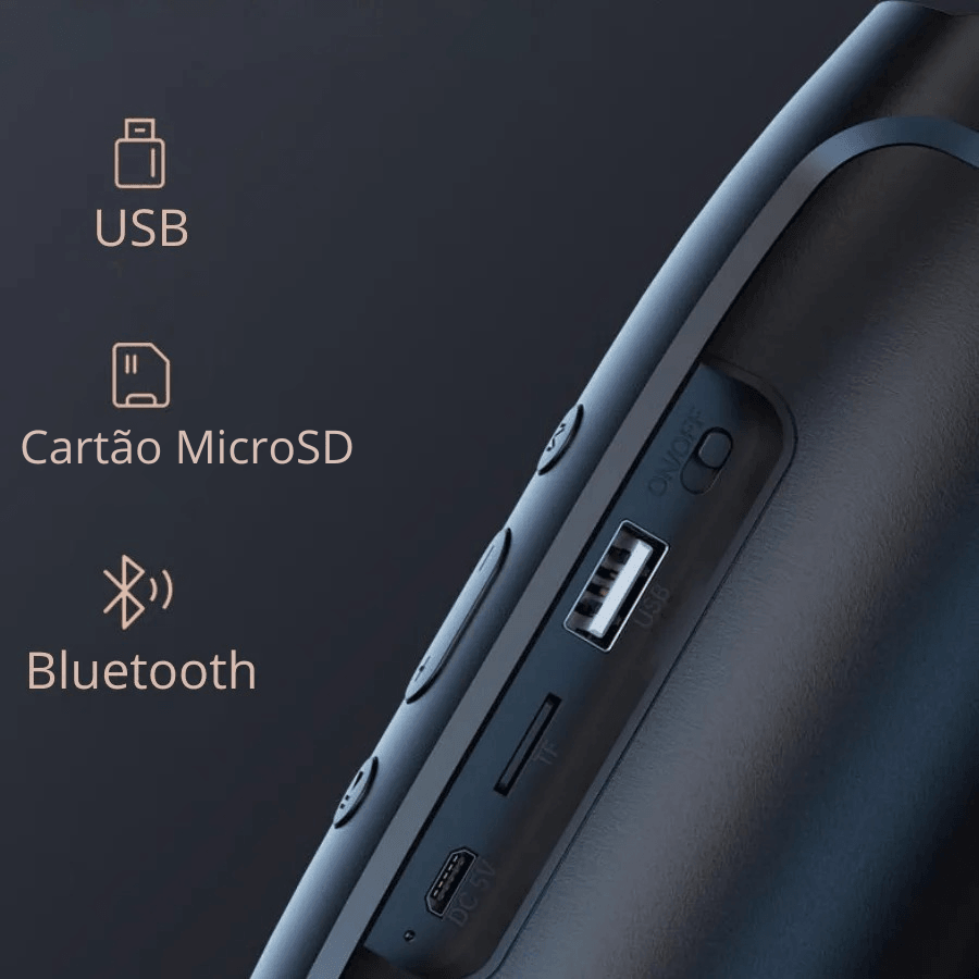 SoundWave Portátil Bluetooth usb/aux