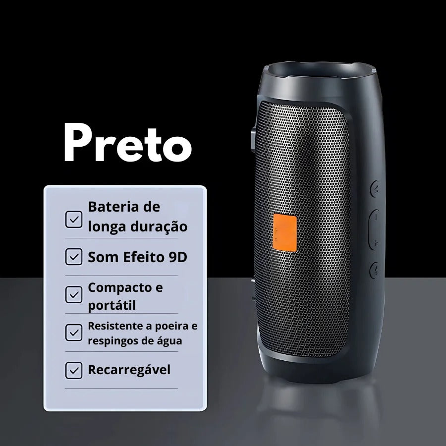 SoundWave Portátil Bluetooth usb/aux