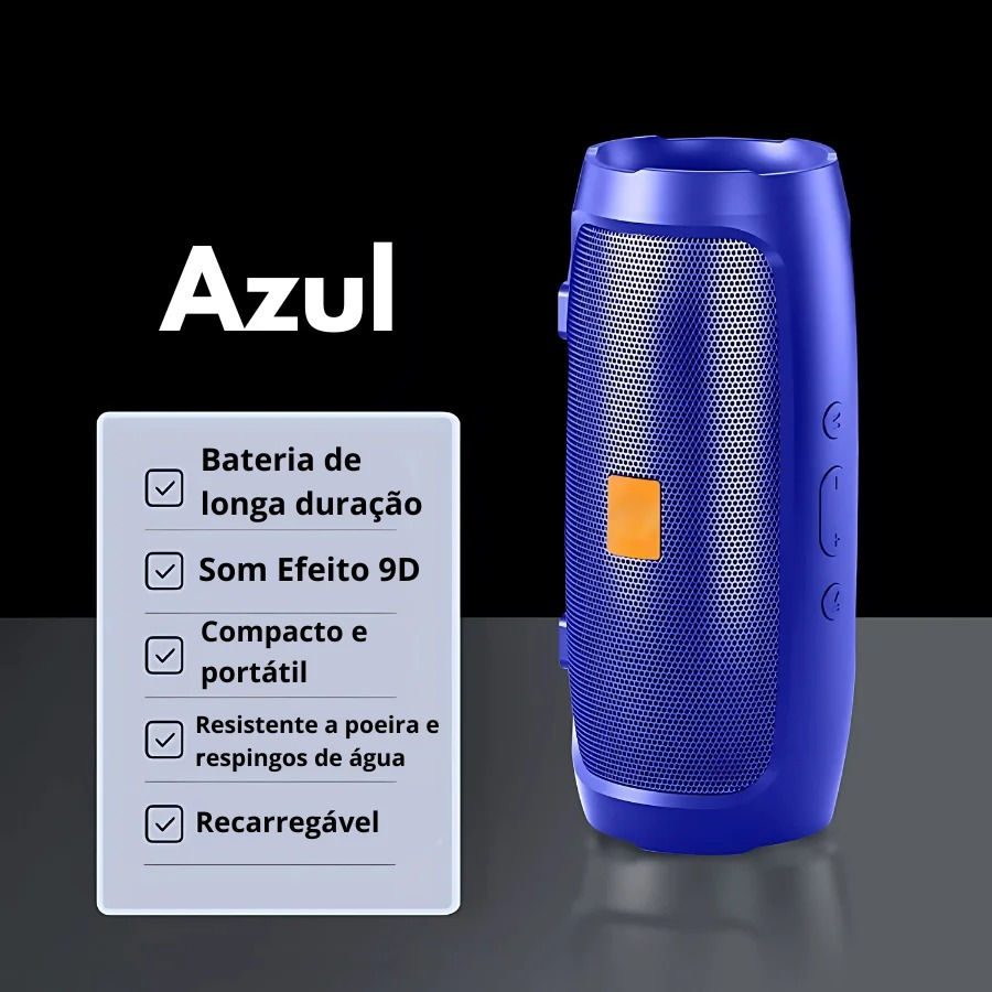 SoundWave Portátil Bluetooth usb/aux