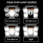 Powerful Rechargeable Head Flashlight for Fishing Led Headlamp Nitecore Camping Headlights Hunting Torch Hiking Front Lanterns