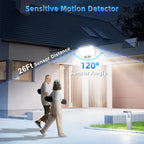 234LED Solar Lights Outdoor 3 Working Modes Super Bright Motion Sensor IP65 Waterproof Flood Wall Security Lights Garage Yard