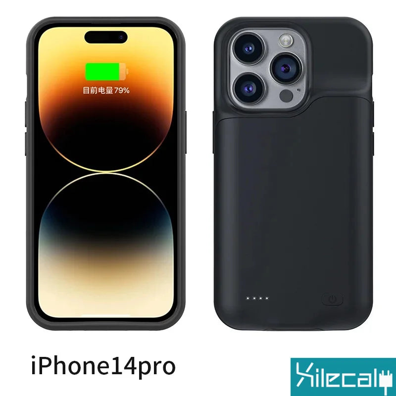 Xilecaly Battery Case – Power Bank Charging Case for iPhone