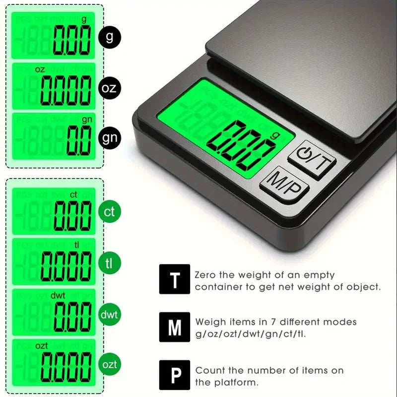 Mini Pocket Scale 500g x 0.01g – Digital Precision