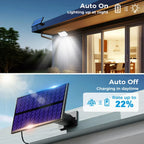 234LED Solar Lights Outdoor 3 Working Modes Super Bright Motion Sensor IP65 Waterproof Flood Wall Security Lights Garage Yard