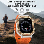 2025 Three Defense Military Men's Smart Watch lP68 Waterproof Outdoor Sports Large Screen Bluetooth Voice Call Smartwatch Gift