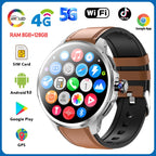 5G/4G Full Network Smart Watch 1.95 inch 720*720 Big Screen HD Video Call 8GB+128GB RAM 2100 mAh Google Play WIFI GPS Smartwatch