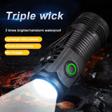 Mini LED Rechargeable Flashlight with Clip