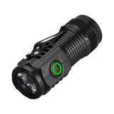 Mini LED Rechargeable Flashlight with Clip
