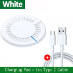 100W Fast Wireless Charger Pad For iPhone 15 14 13 12  X Pro Max 8 Samsung Galaxy S23 Xiaomi Wireless Charging Station Chargers