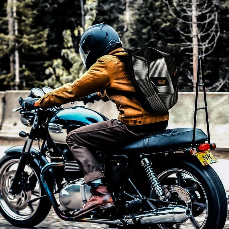 LED Display Backpack – Hard Shell Waterproof Laptop Bag with APP Control