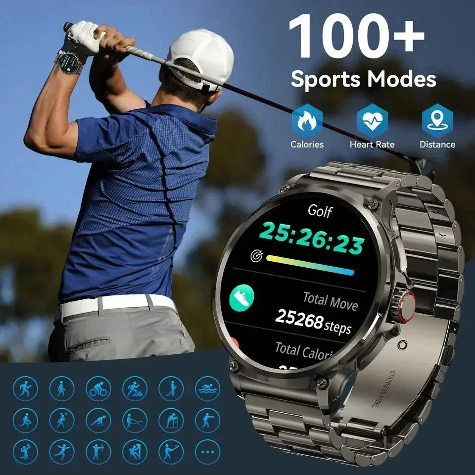 Xiaomi New 1.85-inch Ultra HD AMOLED Smart Watch Men GPS Bluetooth Call 710 Mah Battery Sport Fitness smartwatch For Huawei