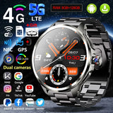 5G/4G Full Network Smart Watch 1.95 inch 720*720 Big Screen HD Video Call 8GB+128GB RAM 2100 mAh Google Play WIFI GPS Smartwatch