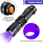 Mini UV LED Flashlight 395nm – Portable Detector Torch
