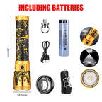 High Power Led Flashlight Super Bright Long Range Torch Rechargeable Ultra Powerful Outdoor Tactical Hand Lamp Camping Lantern