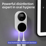 Portable UV Toothbrush Sterilizer – Rechargeable Travel Case