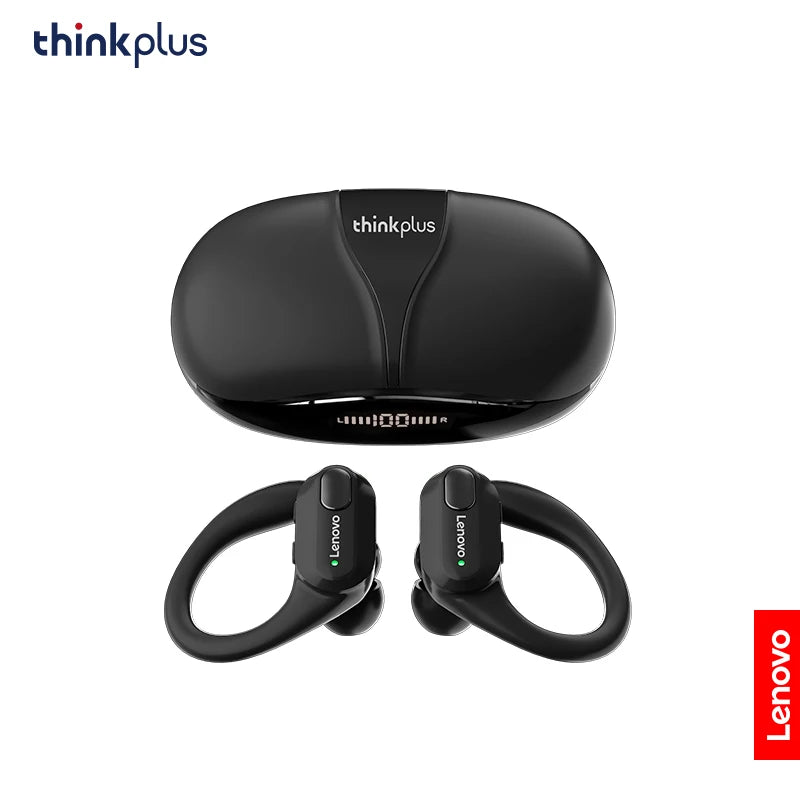Lenovo XT80 Wireless Sports Earbuds – Bluetooth 5.3 with Mic & LED Power Display