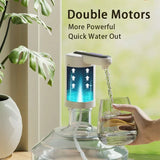 Dual Pump USB Automatic Water Dispenser – Portable & Rechargeable