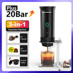Portable 3-in-1 Wireless Espresso Coffee Maker