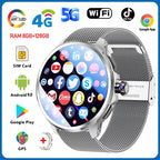 5G/4G Full Network Smart Watch 1.95 inch 720*720 Big Screen HD Video Call 8GB+128GB RAM 2100 mAh Google Play WIFI GPS Smartwatch