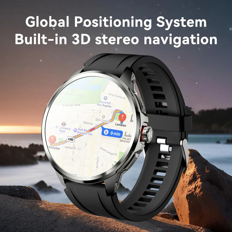 5G/4G Full Network Smart Watch 1.95 inch 720*720 Big Screen HD Video Call 8GB+128GB RAM 2100 mAh Google Play WIFI GPS Smartwatch