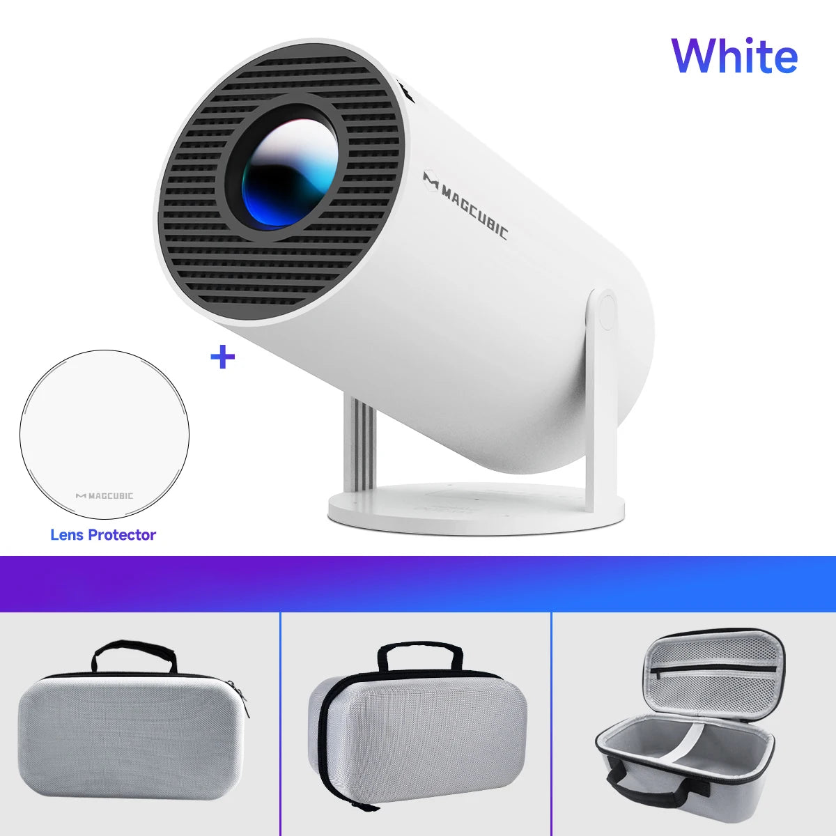 Magcubic HY300 Pro 4K Mini Projector – Android 11, Dual WiFi6, 290 ANSI, BT5.0