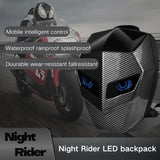 LED Display Backpack – Hard Shell Waterproof Laptop Bag with APP Control
