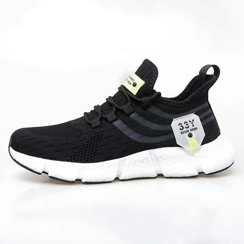 Tênis respiráveis para homens e mulheres, Sapatos de corrida confortáveis