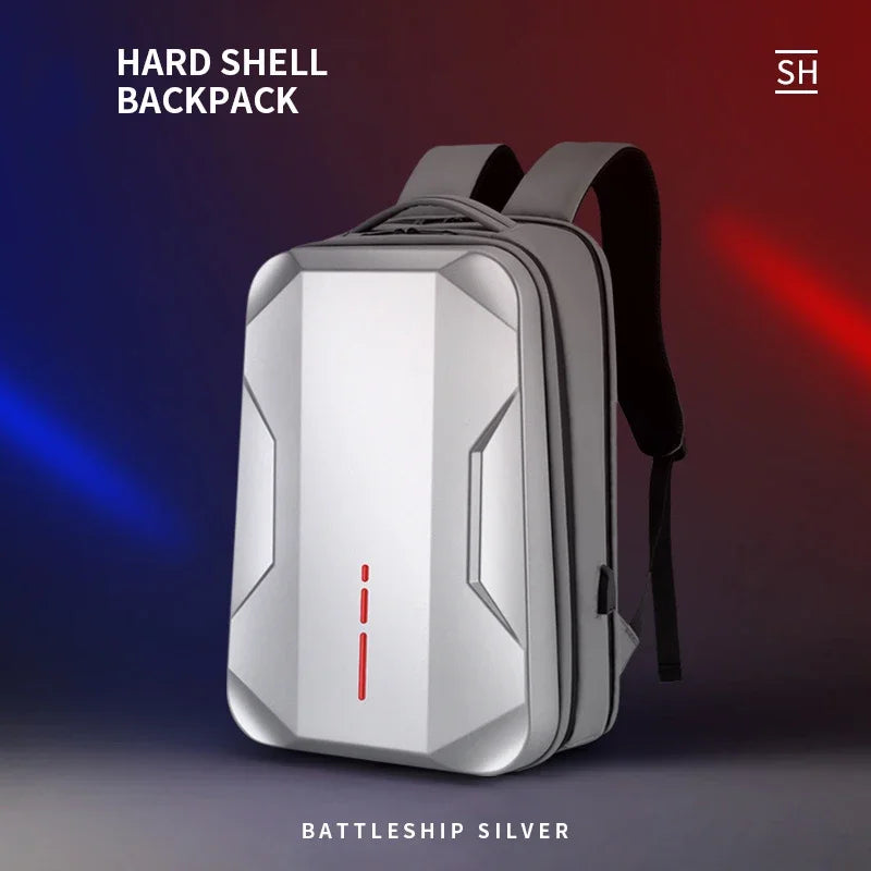 Men 17.3''Laptop Backpack 35 L Business Backpack Plastic Waterproof E-sports Backpack Work Hard Shell Mochila De Shell Duro