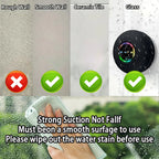 Portable Waterproof Bluetooth Speaker with LED & Suction Cup