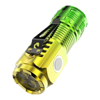 Mini 3LED Rechargeable Flashlight with Clip & Magnet