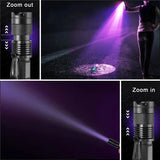 Mini UV LED Flashlight 395nm – Portable Detector Torch