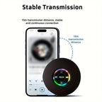 Portable Waterproof Bluetooth Speaker with LED & Suction Cup