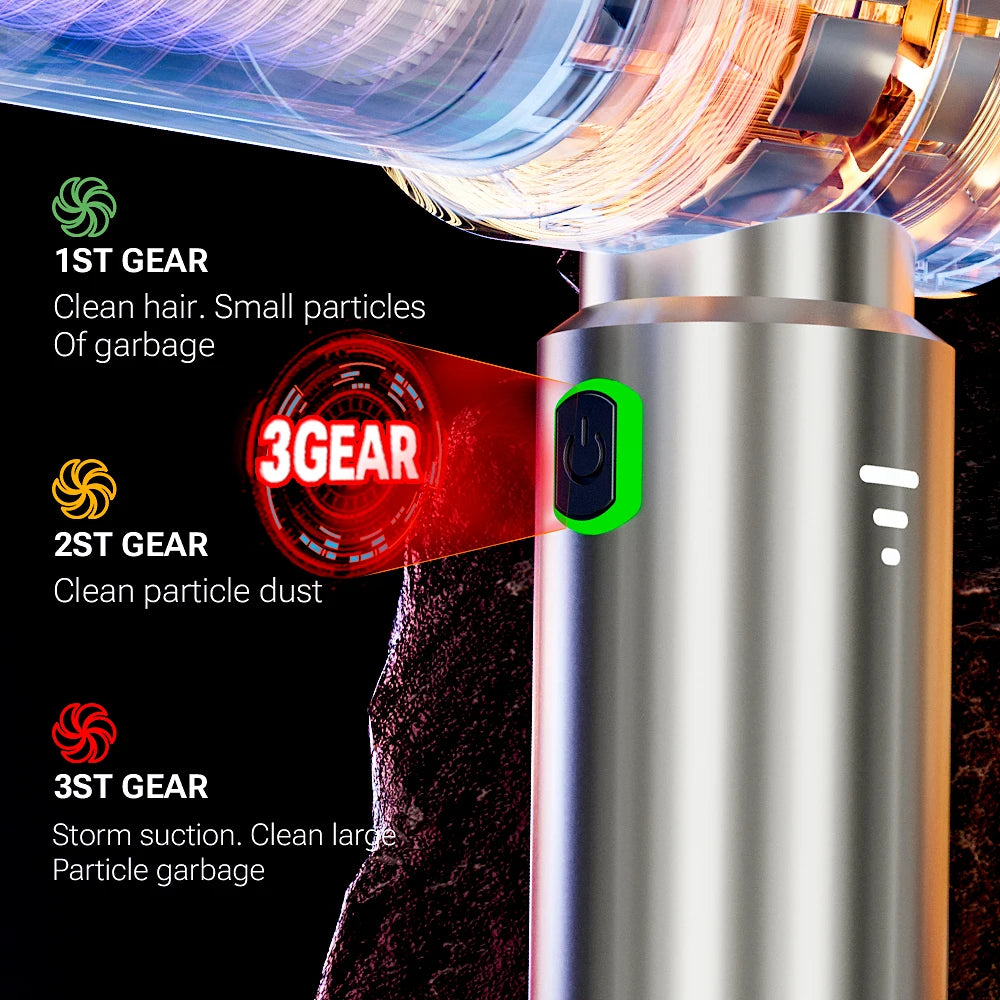 SZUK C012MAX Portable Car Vacuum Cleaner – Strong Suction & Wireless