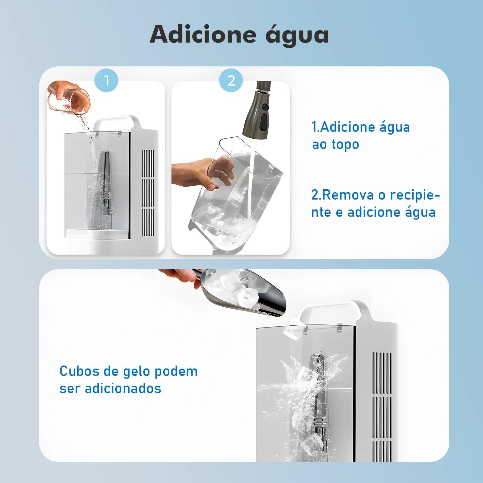 Climatizador de Mesa Portátil / Ar Condicionado Portátil