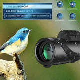 HD Zoom Monocular Telescope 80x100 – Waterproof, Portable & Phone Adapter Ready