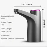 USB Rechargeable Water Dispenser Pump – 5 Gallon
