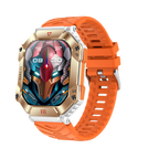2025 Three Defense Military Men's Smart Watch lP68 Waterproof Outdoor Sports Large Screen Bluetooth Voice Call Smartwatch Gift