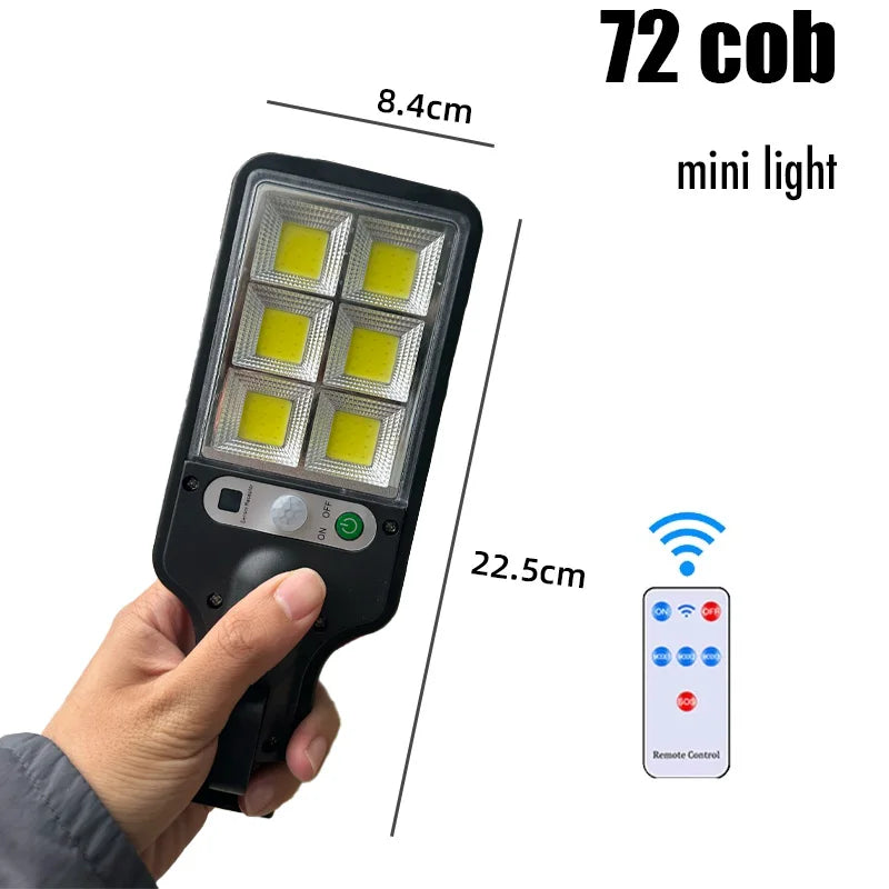 234LED Solar Lights Outdoor 3 Working Modes Super Bright Motion Sensor IP65 Waterproof Flood Wall Security Lights Garage Yard