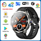 5G/4G Full Network Smart Watch 1.95 inch 720*720 Big Screen HD Video Call 8GB+128GB RAM 2100 mAh Google Play WIFI GPS Smartwatch