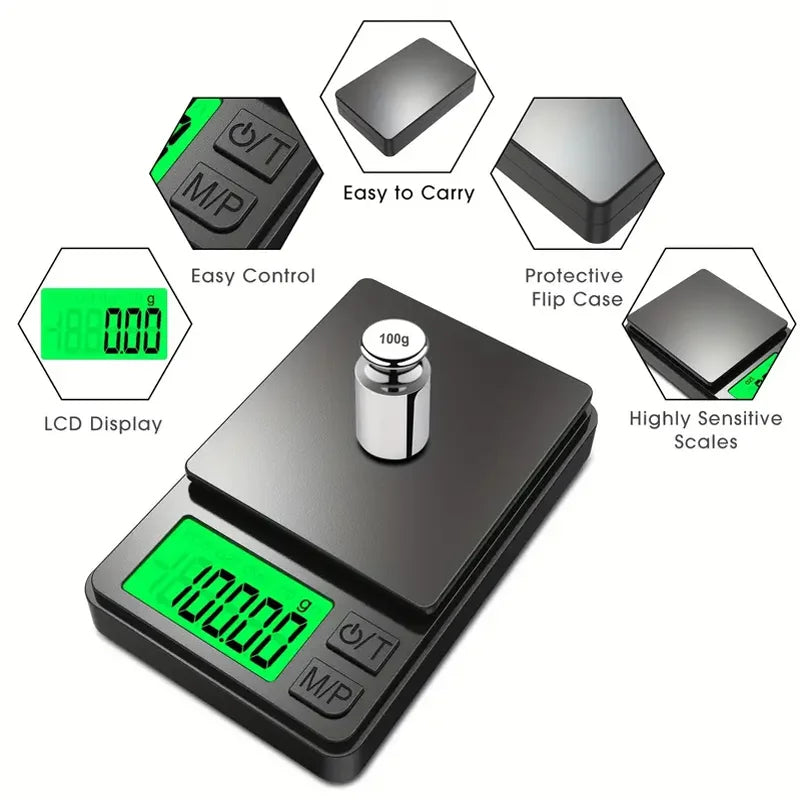 Mini Pocket Scale 500g x 0.01g – Digital Precision