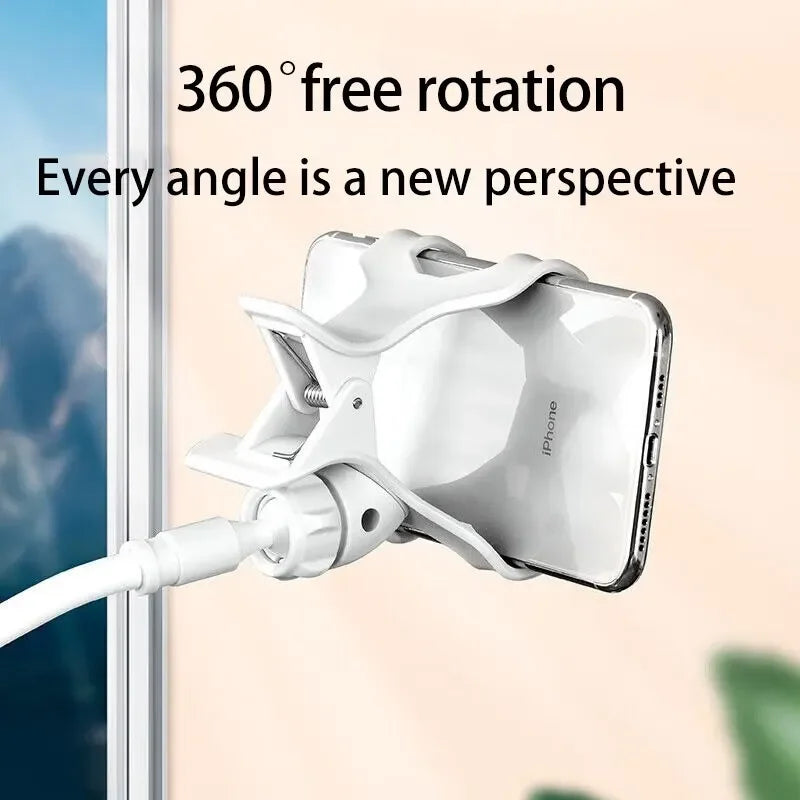 360° Flexible Phone Holder – Bed & Desk Mount Stand