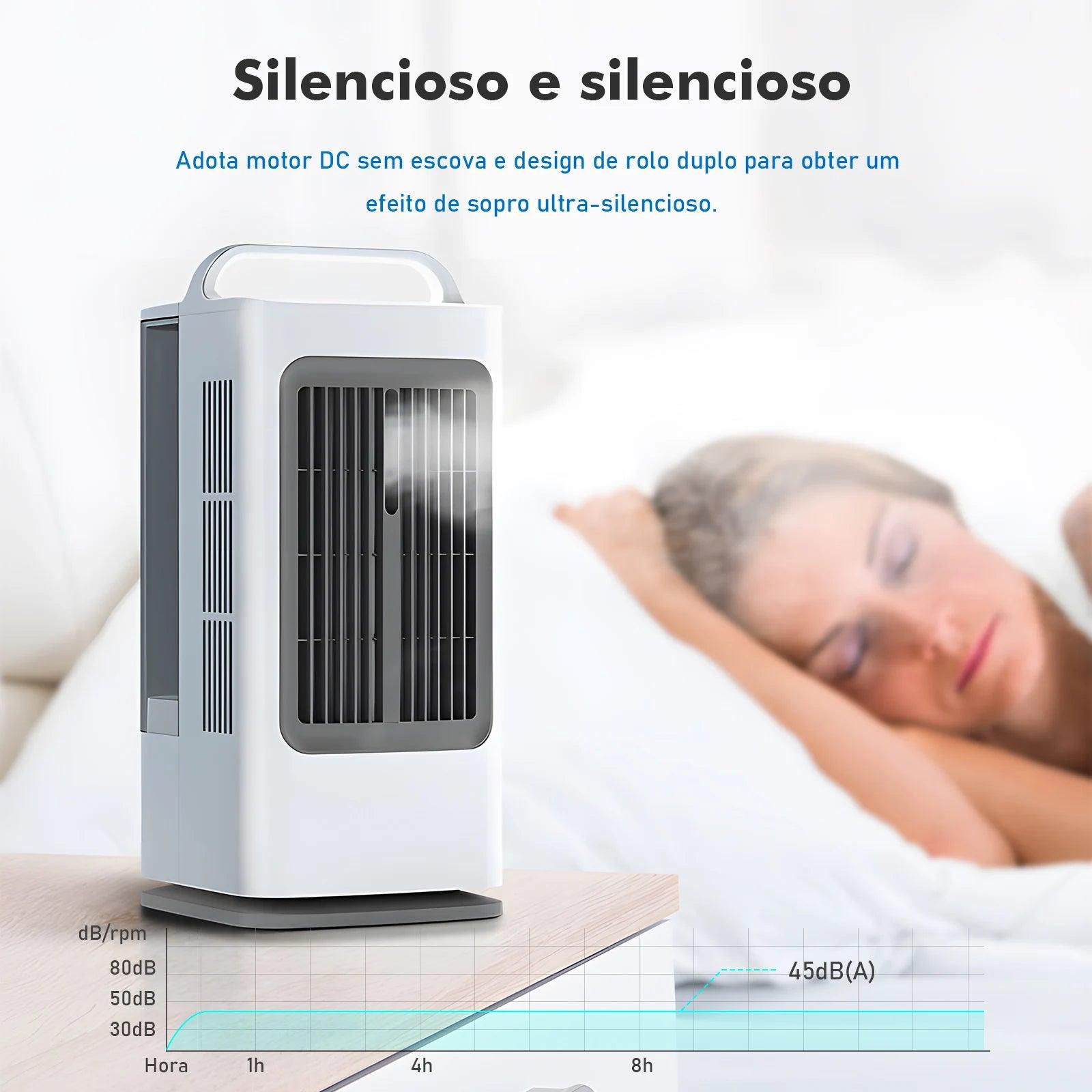 Climatizador de Mesa Portátil / Ar Condicionado Portátil
