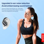 Lenovo XT80 Wireless Sports Earbuds – Bluetooth 5.3 with Mic & LED Power Display