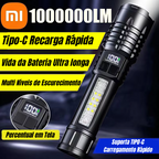 TurboLight X Lanterna Led Recarregável de Alta Potência, Acampamento, Pesca